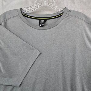 Truewerk EDO T-Shirt Mens Large Grey Performance Workwear Short Sleeve Tee